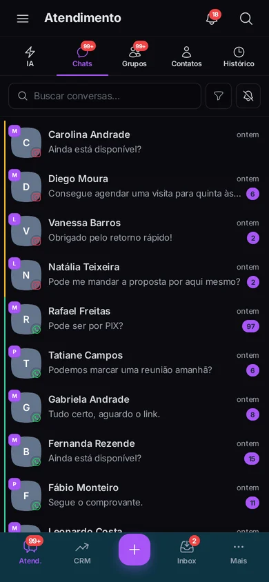 Inbox no celular